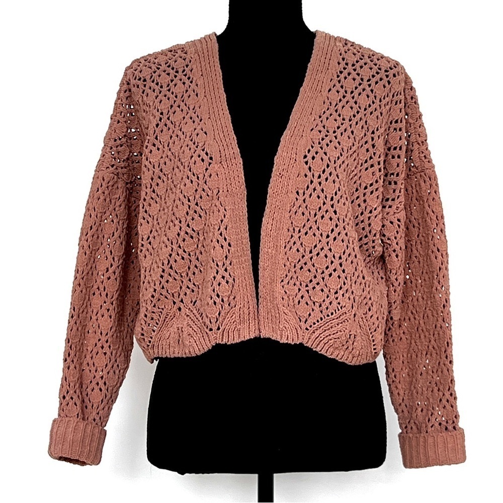 NWT Moon & Madison Brown Cardigan Sweater, Size Extra Small